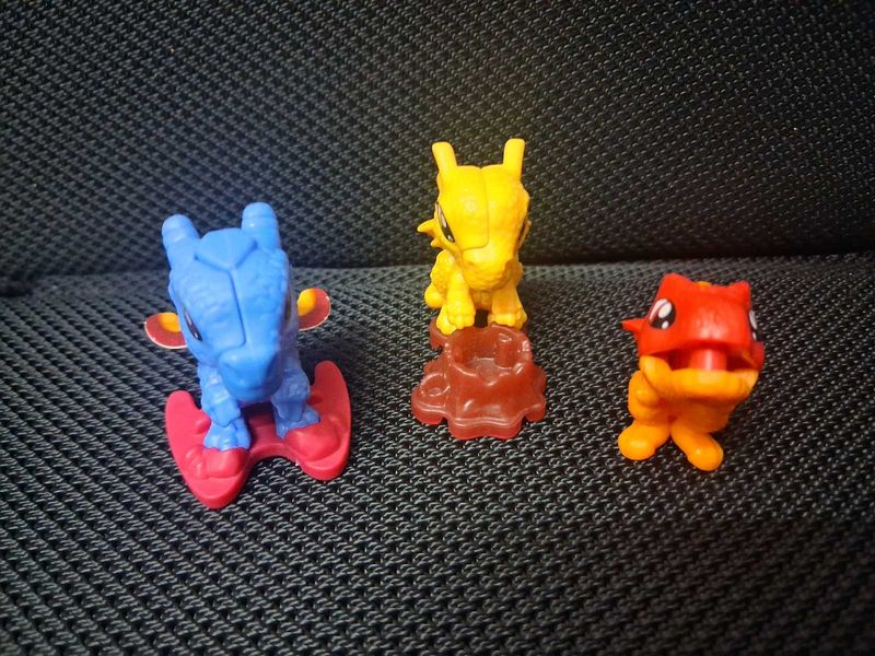 Kinderjoy 3 Cute Dragon Figurines