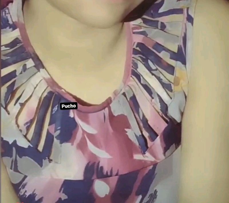 Beautiful Floral Sleeveless Top