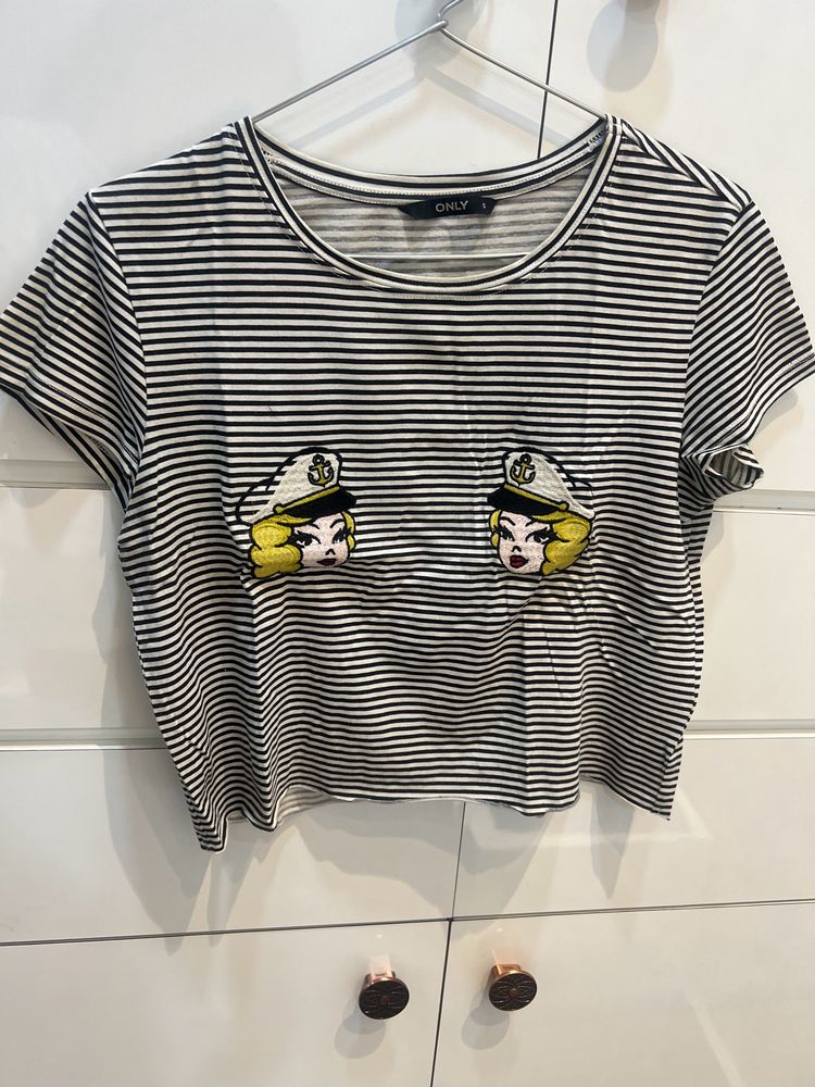 Striped Crop Tshirt