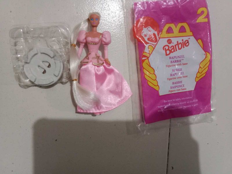 Barbie Rapunzel Figure with Base