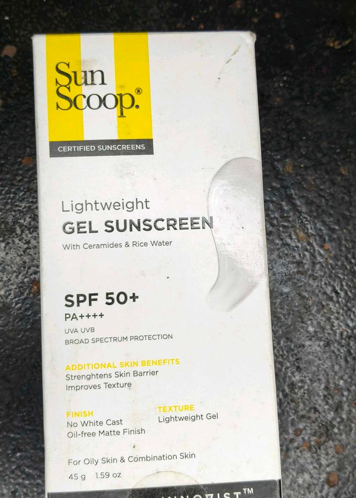 Sun Scoop SPF 50+ Gel Sunscreen 45gm