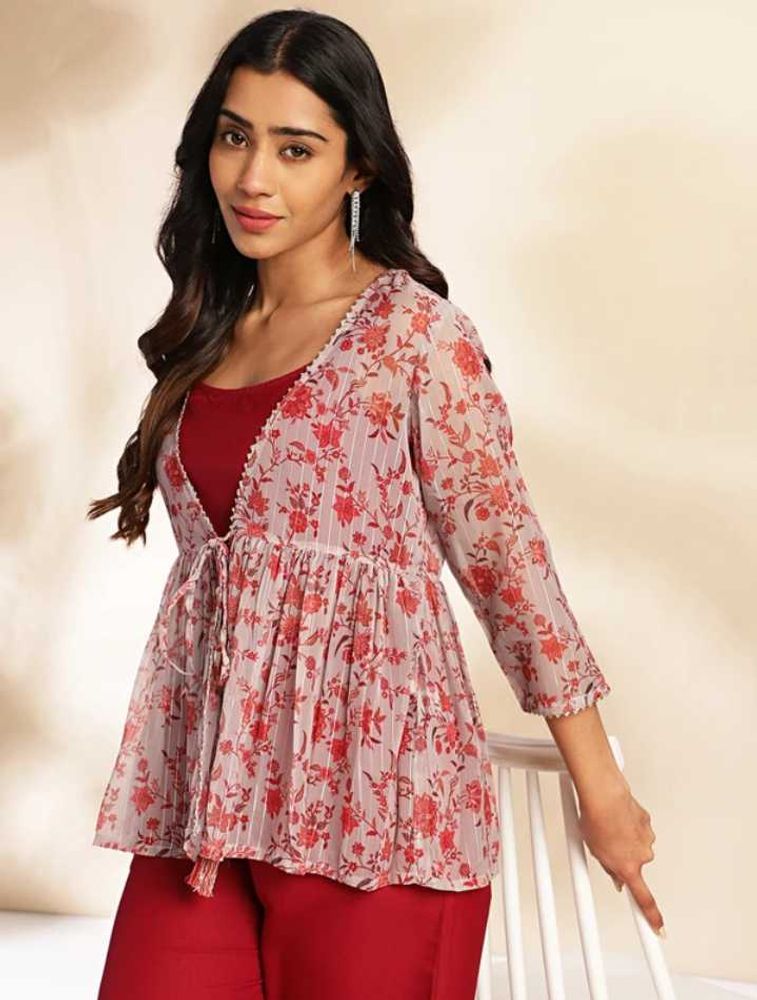 New Tranding Top Pants Co-order Set with Jacket