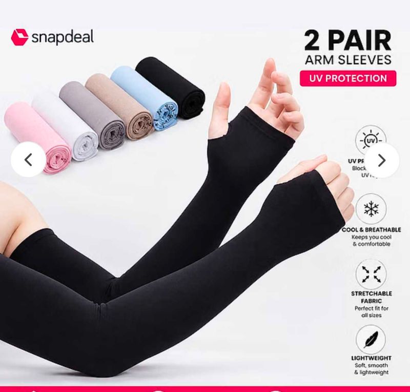 3 Pair UV Protection Arm Sleeves