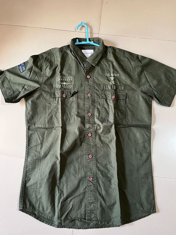 Men's U.S. Navy Short Sleeve Shirt new wdt tag