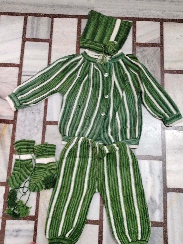 Adorable Striped Baby Outfit