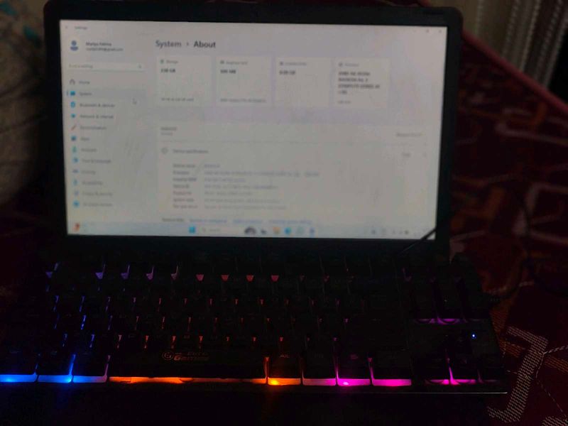 AVITA LAPTOP and RGB Gaming Keyboard