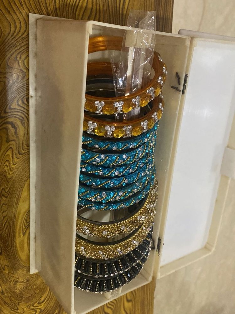 Assorted Bangle And Kada Set