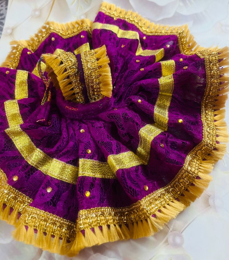 Laddu Gopal Net Fancy Dress Size 3,4,5,6,7