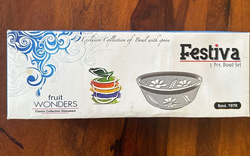 Festiva 3-Piece Bowl Set