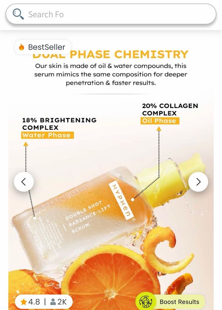 Hyphen Double Shot Radiance-Lift Serum