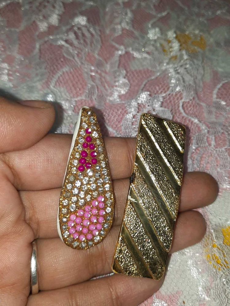 Sparkling Statement Clips (2 Piece)