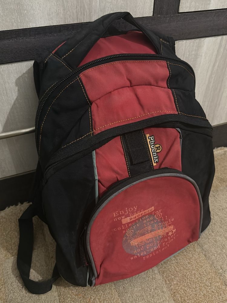 Phoenix Backpack - Red &amp; Black