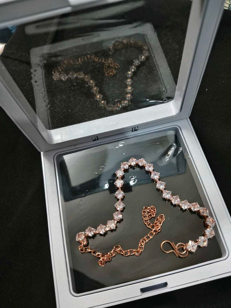 ✨ Rose Gold Crystal Bracelet ✨