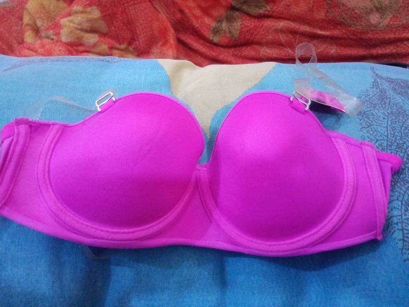 Imported new padded pushup Magenta Bra