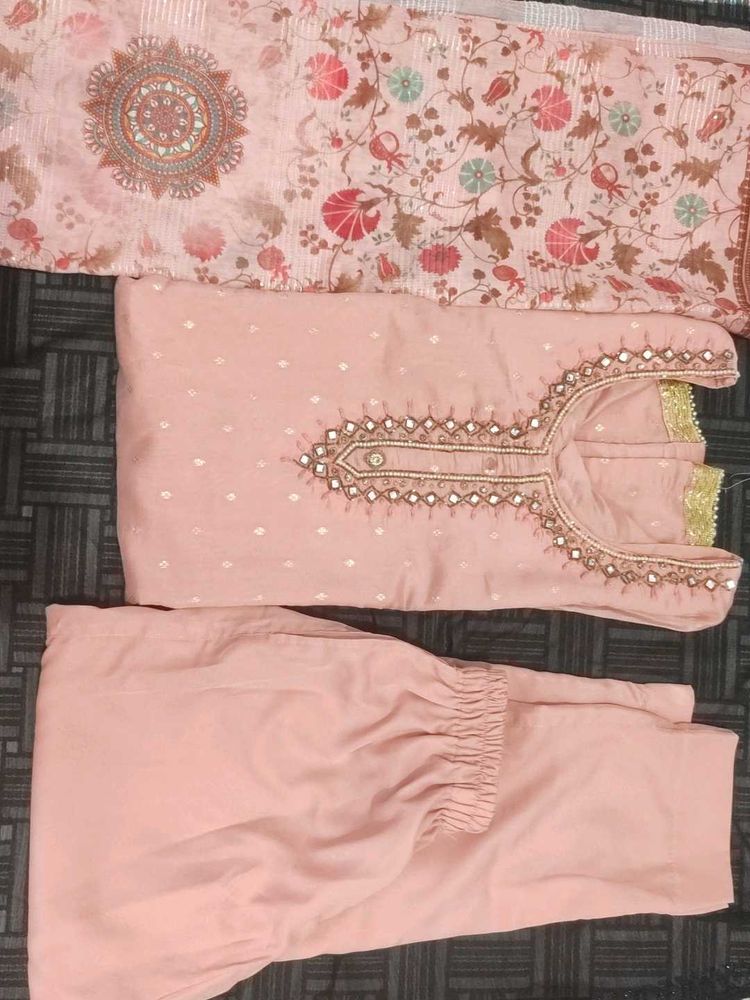 Blush Embellished Kurti