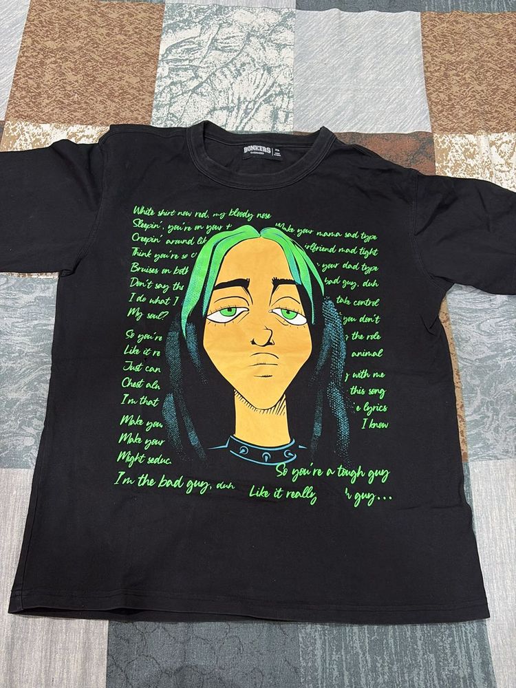 Oversize Billie Eilish Graphic Tee