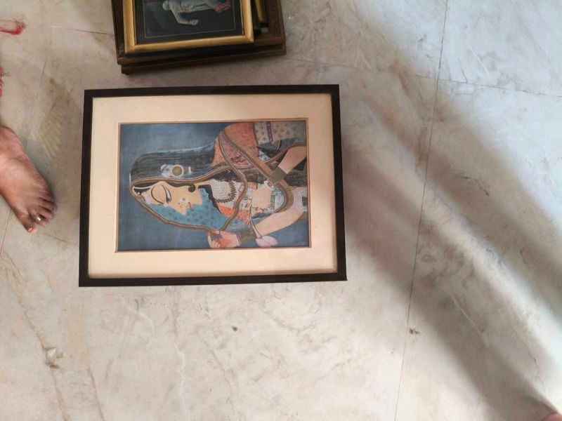 Framed Indian Miniature Painting