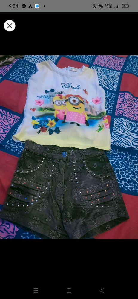 top and shorts...SALE for COINS