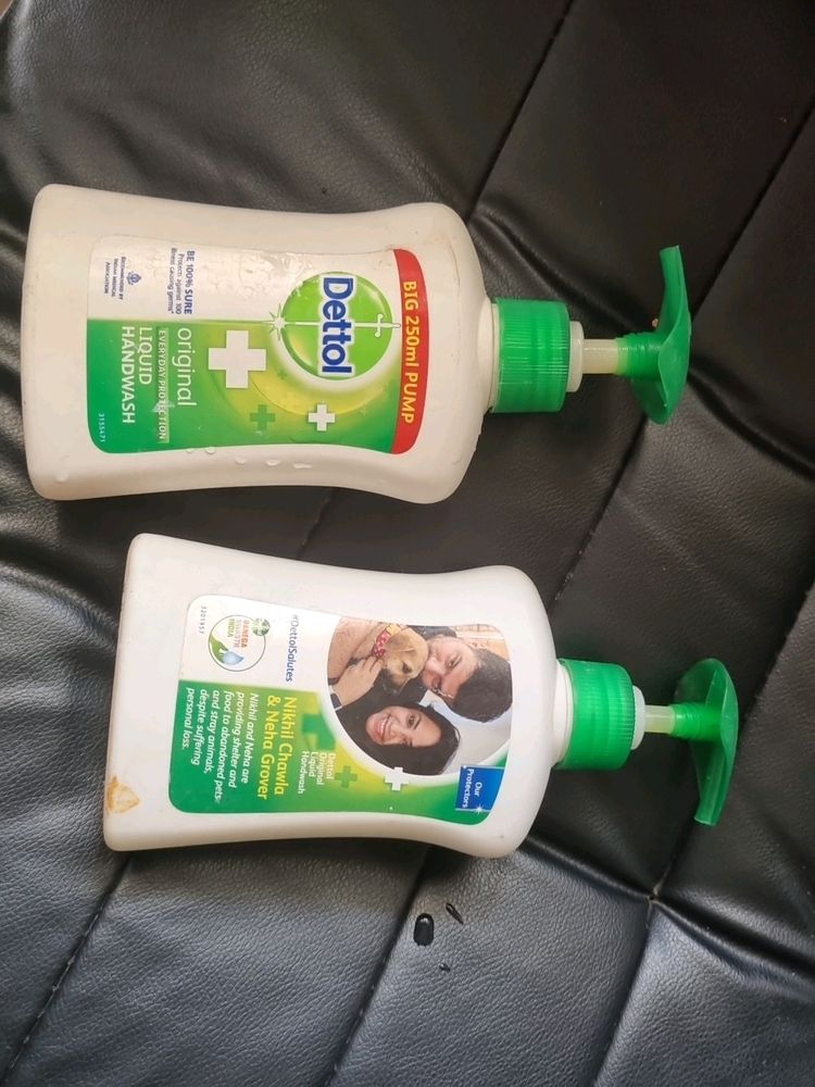 2 Empty Soap Dispenser Bottles