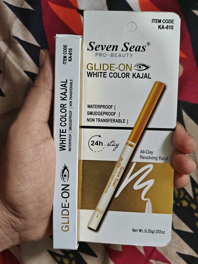 Seven Seas Glide-On White Kajal