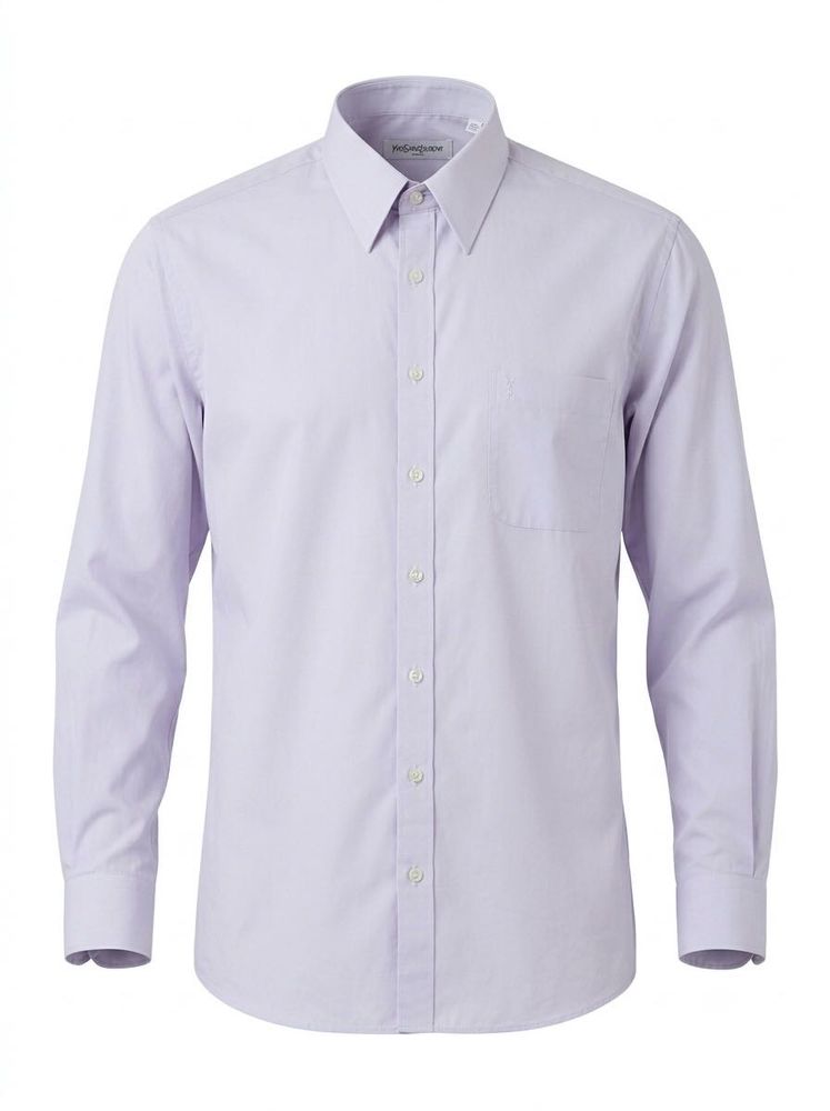 Saint Laurent YSL Long Sleeve Button-Up Shirt