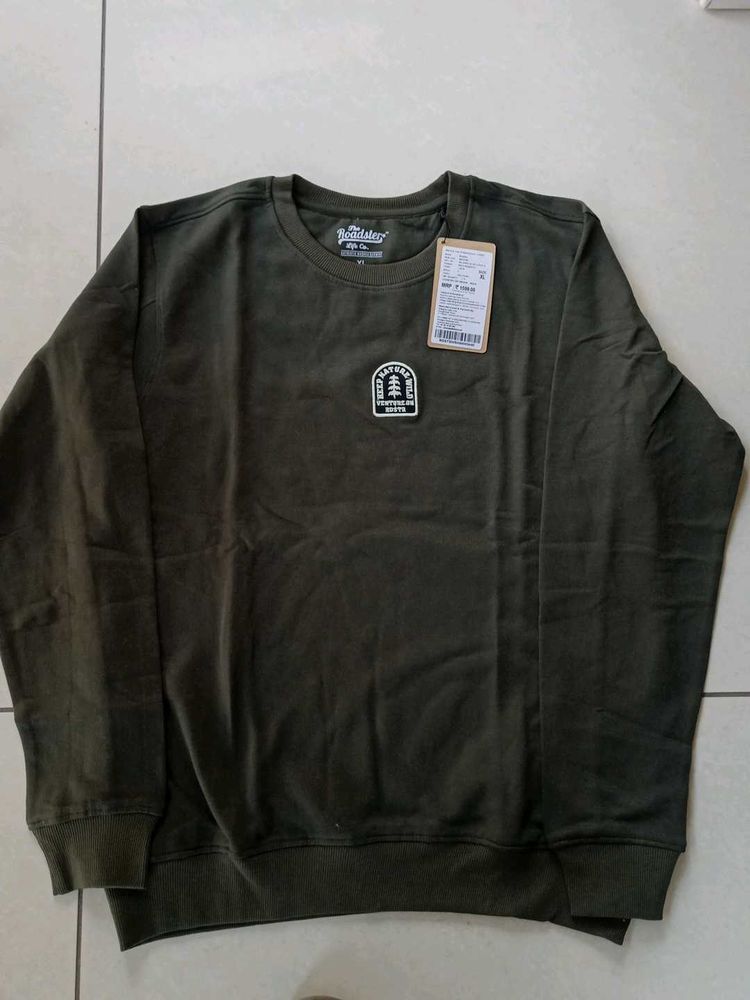 Men's Olive Green Sweatshirt