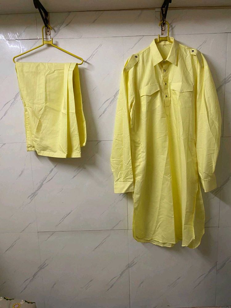 Brand New - Yellow Kurta Set