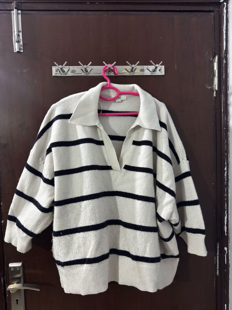 Cozy Striped Knit Sweater