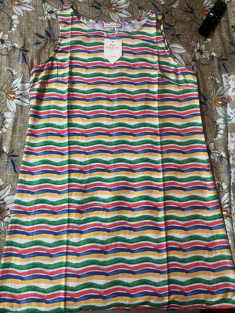 Striped Sleeveless Dress