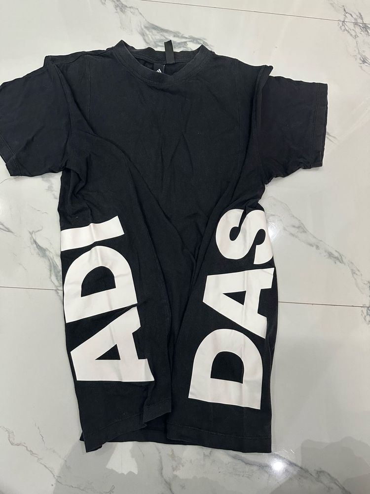 Adidas Black Graphic T-Shirt