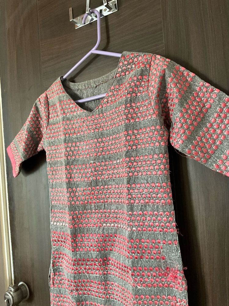 Pink Designer Ethnic Wear Dress Kurti