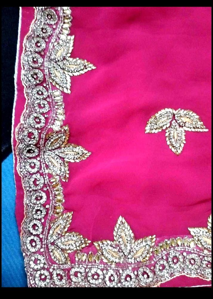 Beautiful Handwork Saree with blouse