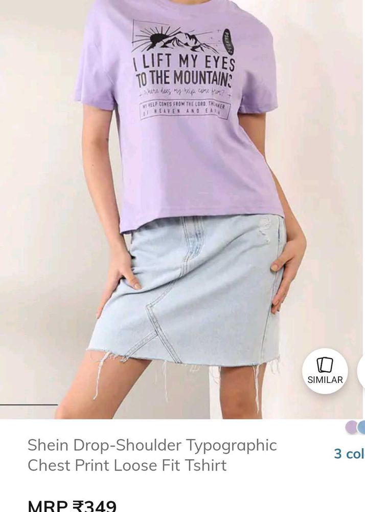 SHEIN BRAND PRINTED TSHIRT