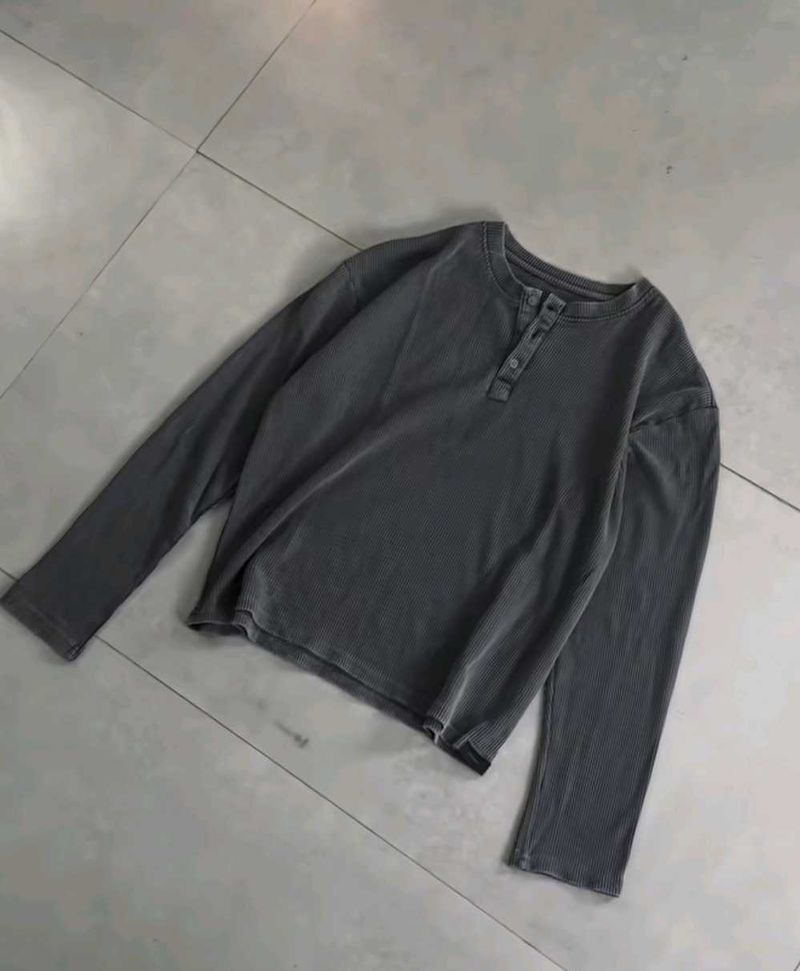 Rare acid wash henley