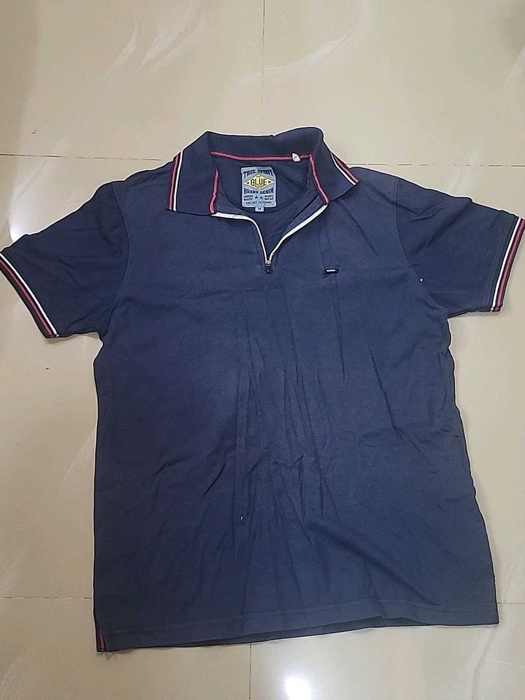 Men's Navy Blue Polo T-Shirt