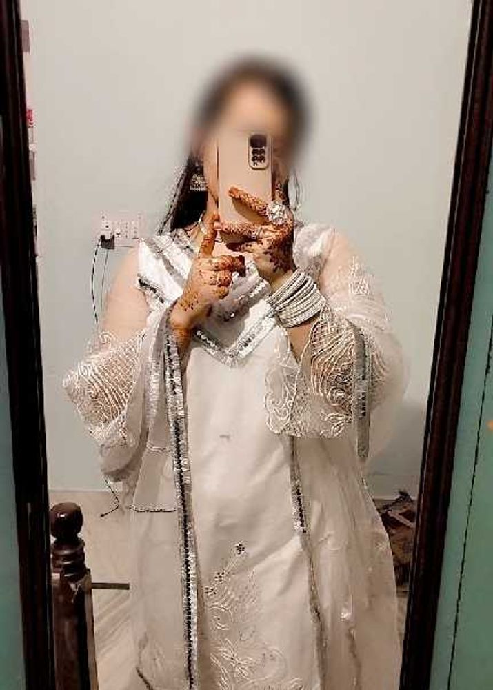 White Kurta with Dupatta