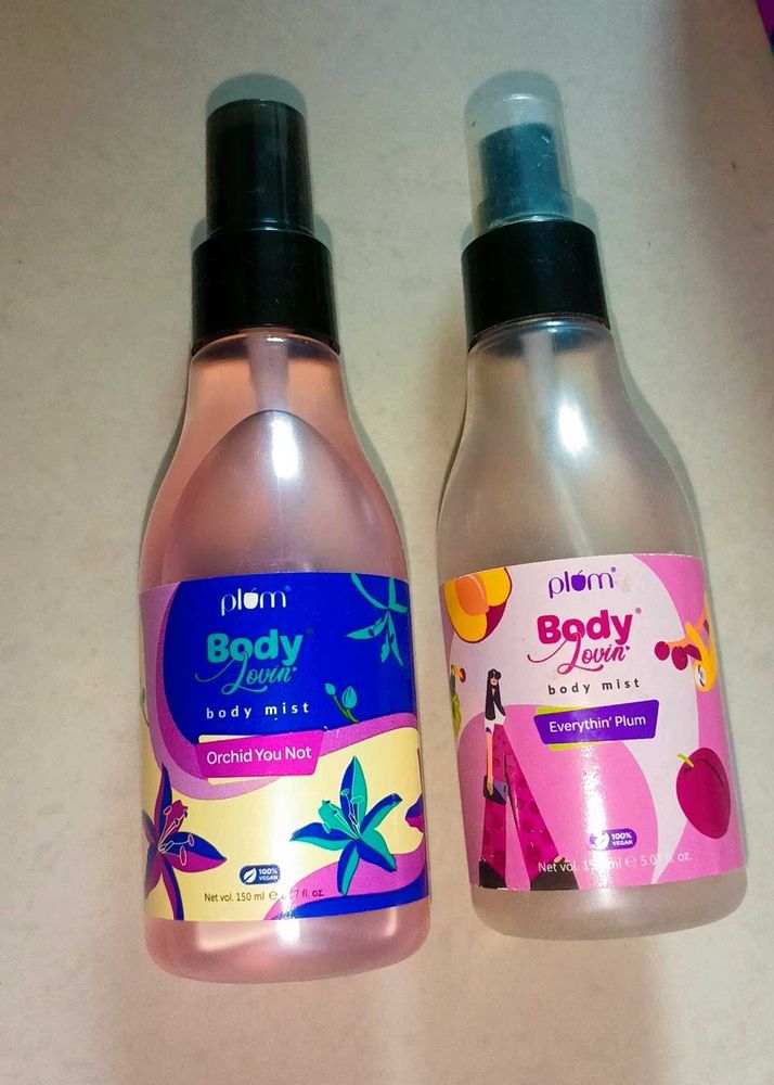 Plum body mist combo