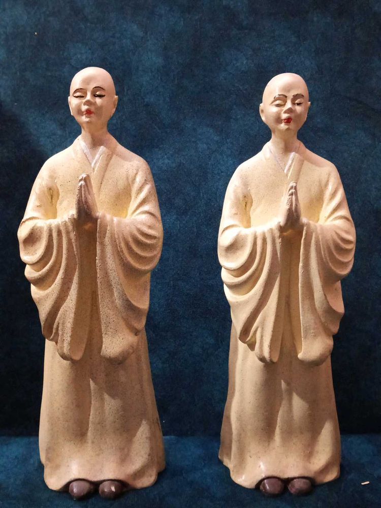 Monk Statues Set of 2