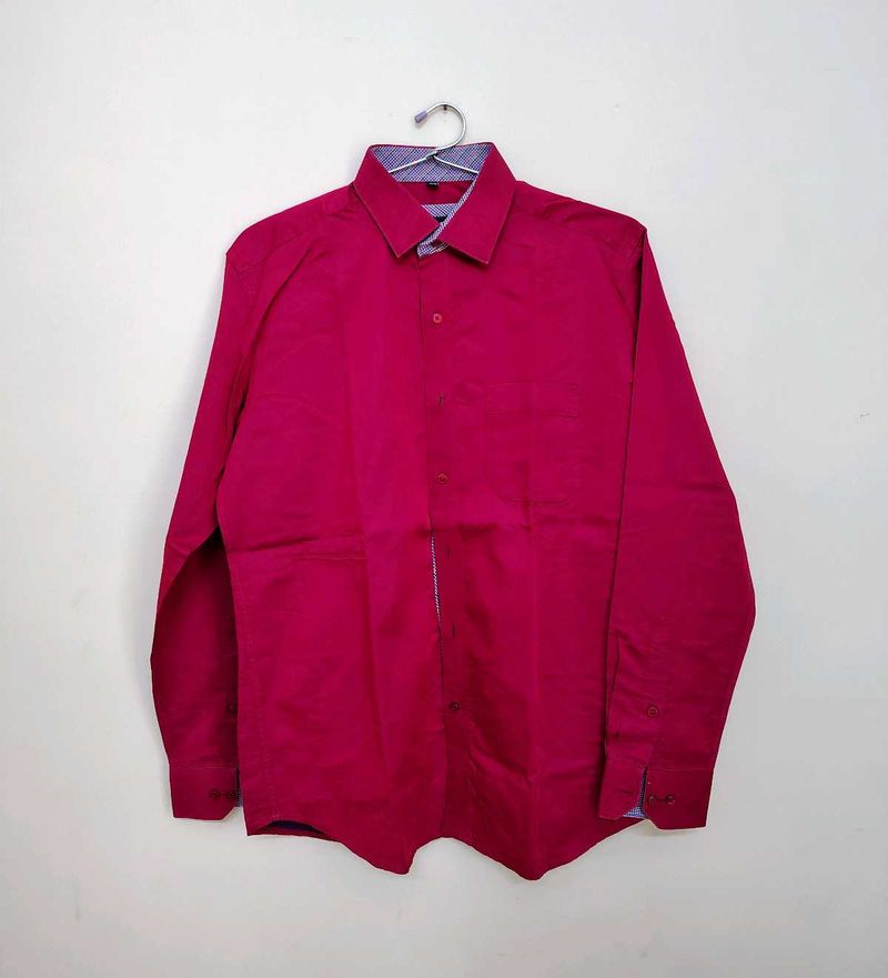 Red Casual Shirt