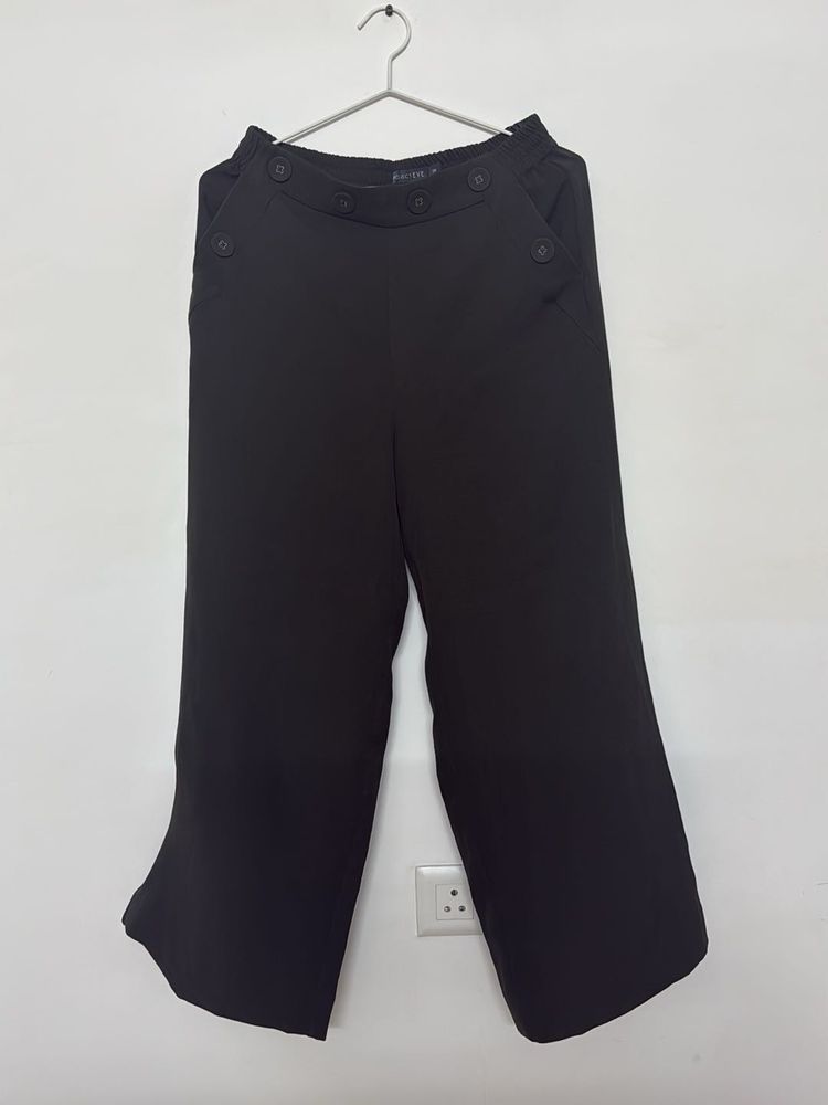 Project Eve Olive Green Wide Leg Pants