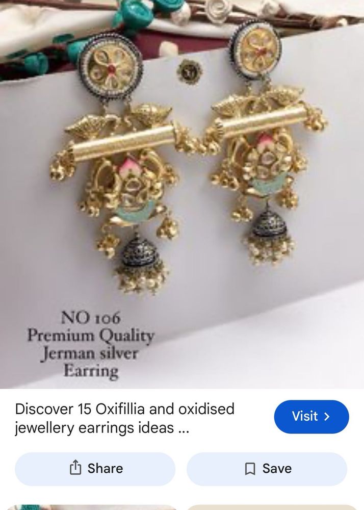 Premium Quality German Silver Earrings