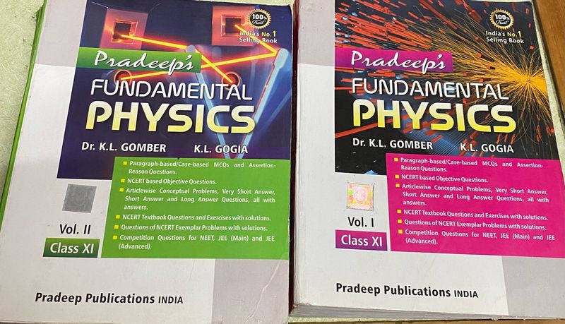 Pradeep's Fundamental Physics XI Vol. I &amp; II