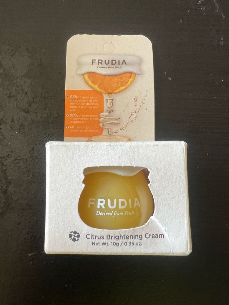 new Frudia Citrus Brightening Cream