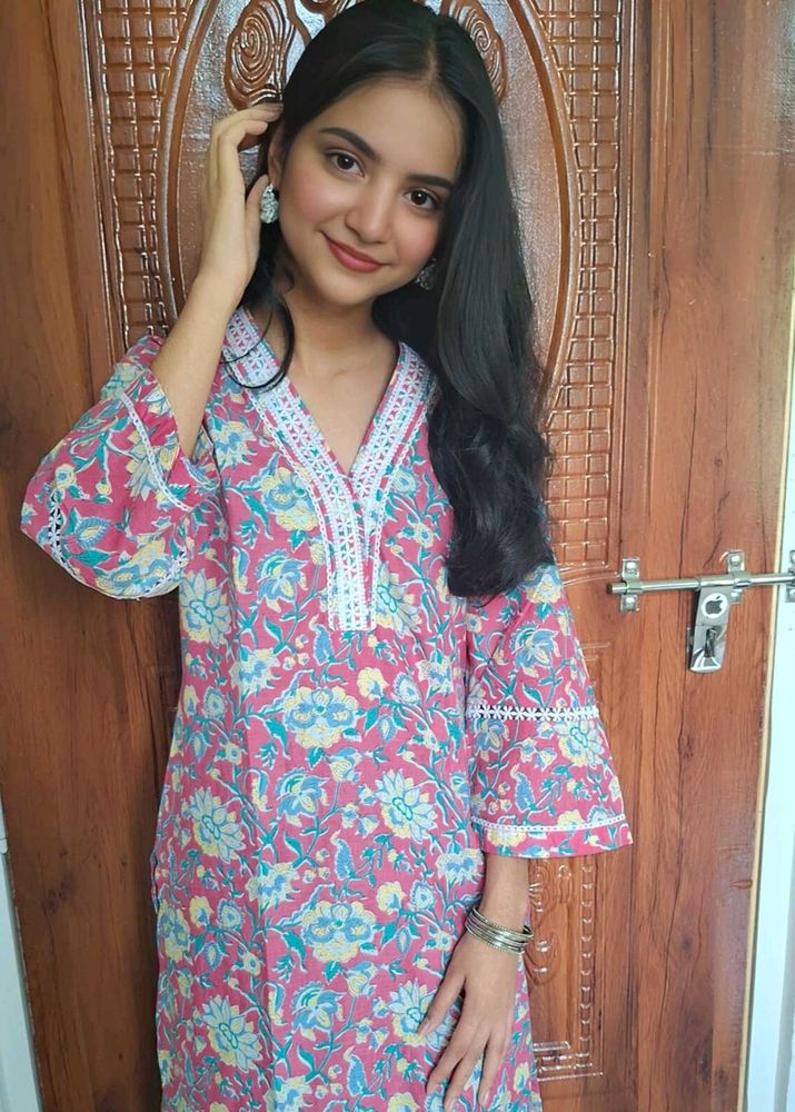 NEW(Size~S )pure cotton kurta !