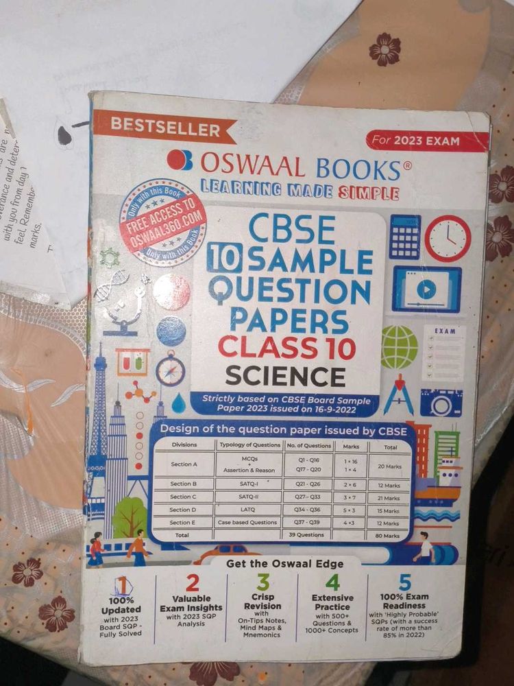 Oswaal CBSE Class 10 Science Sample Papers