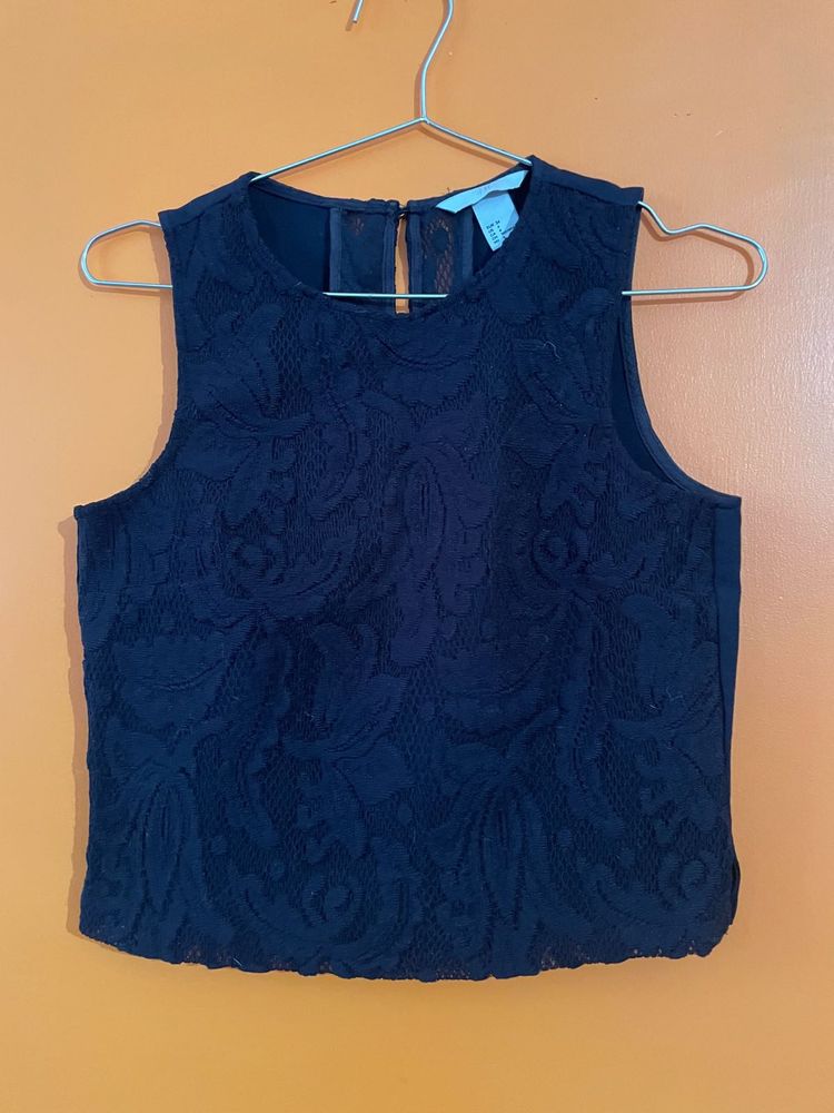 Navy blue tank top