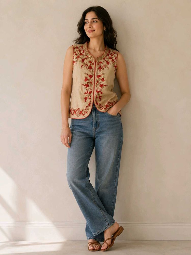 Embroidered Ethnic Gown