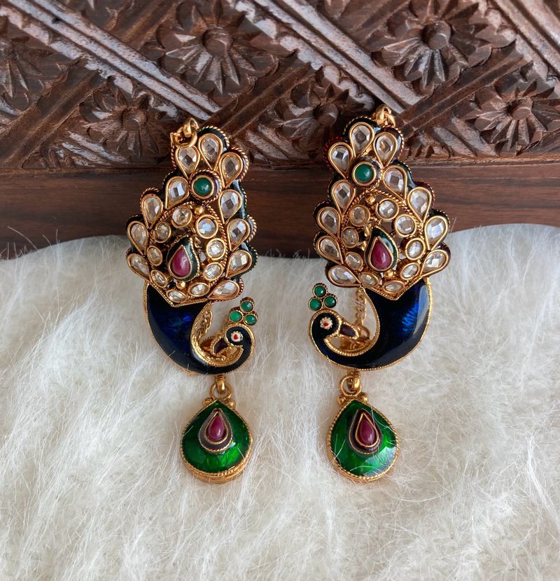 Peacock Earrings!