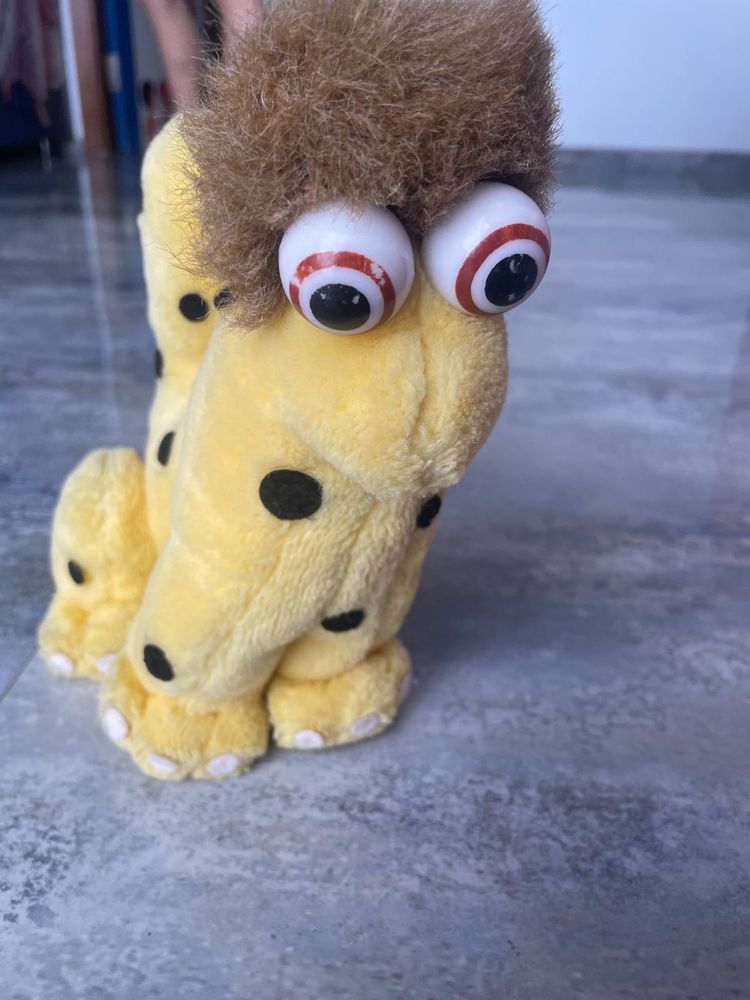Googly Eyes Yellow Stuffed Animal