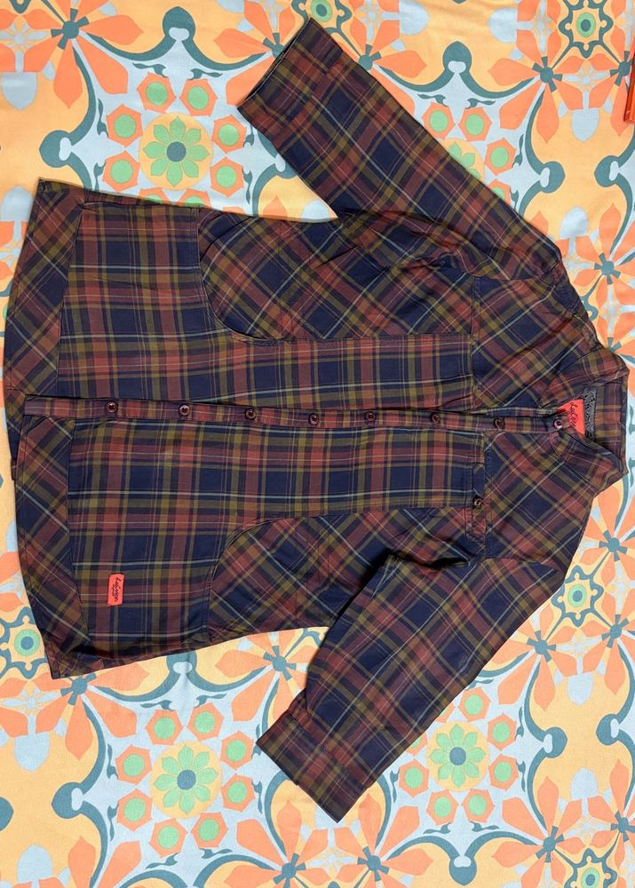 LEE COOPER MULTI COLOUR CHECKED SHIRT